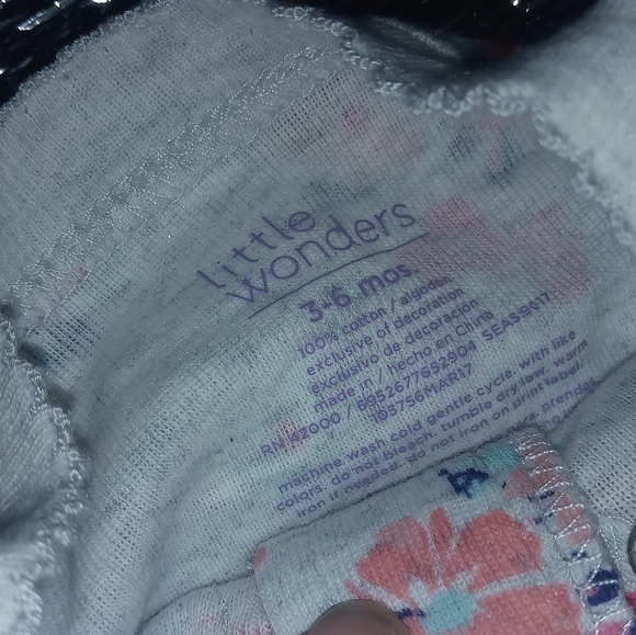 NWT Little One One Piece Sleeper 3-6M - Picture 6 of 9